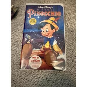 Pinocchio (VHS, 1993) Walt Disney Masterpiece  #239 NEW SEALED